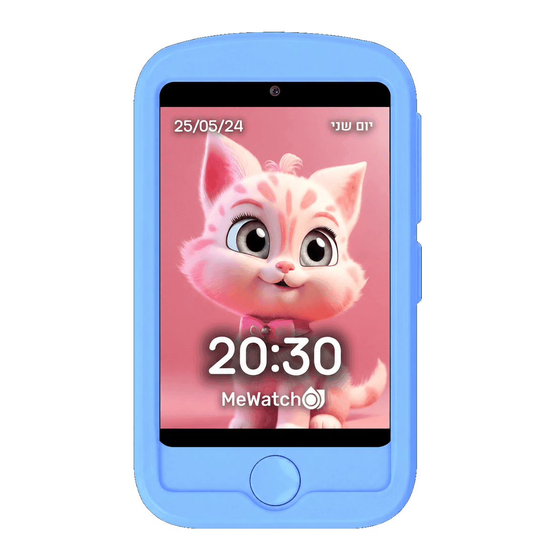 MeWatch FirstPhone — גוף כחול · כיסוי כחול