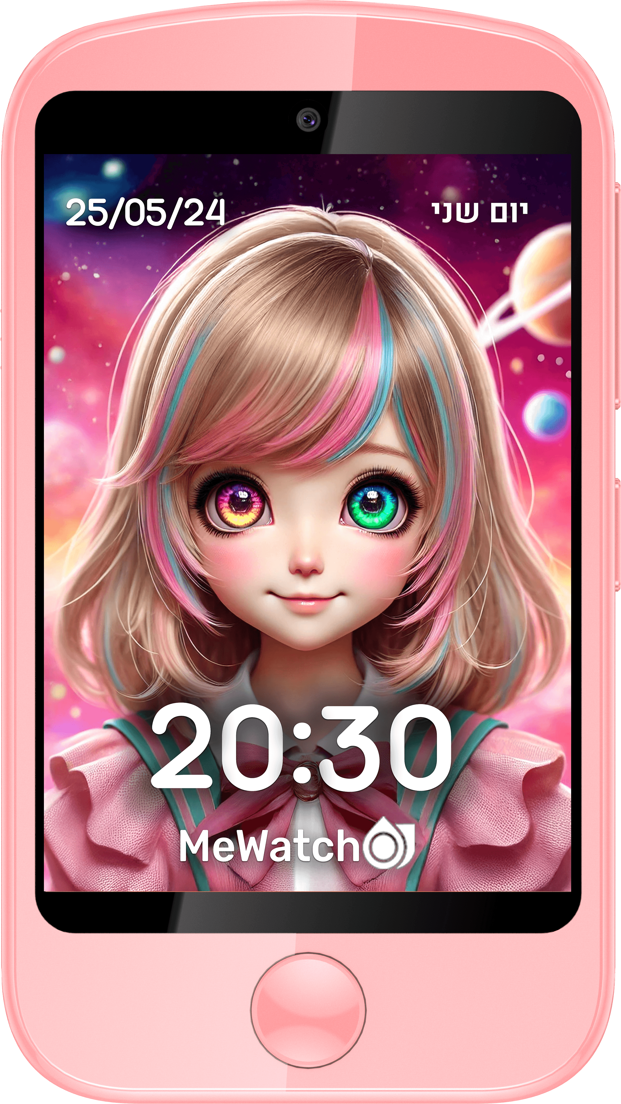 MeWatch FirstPhone — גוף ורוד